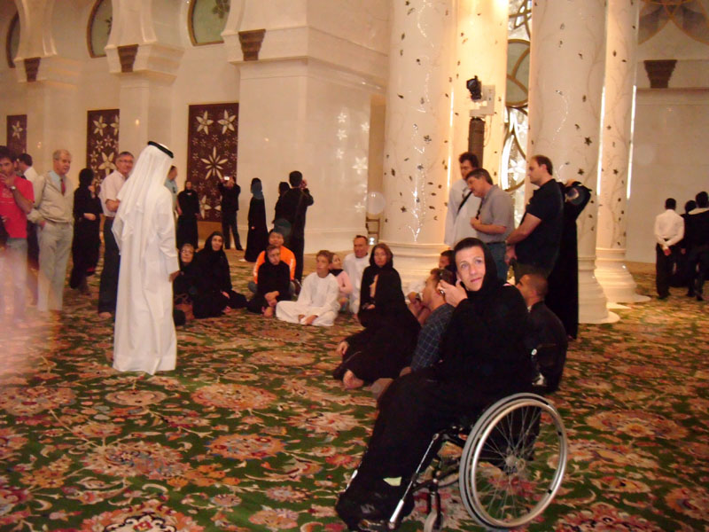 W Meczecie Abu Dhabi