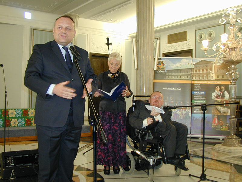 Minister Jarosław Duda wita laureatki