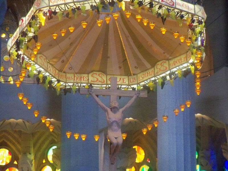 Fragment ołtarza w Sagrada Familia
