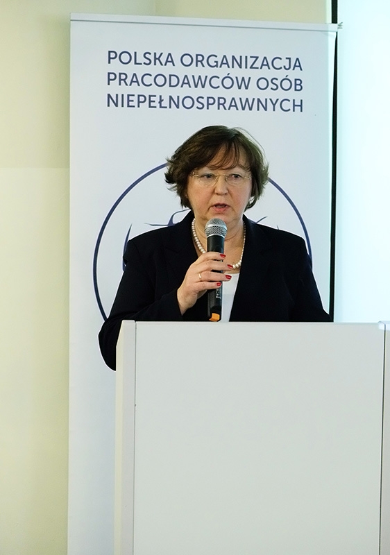 Teresa Hernik, prezes Państwowego Funduszu Rehabilitacyjnego Osób Niepełnosprawnych