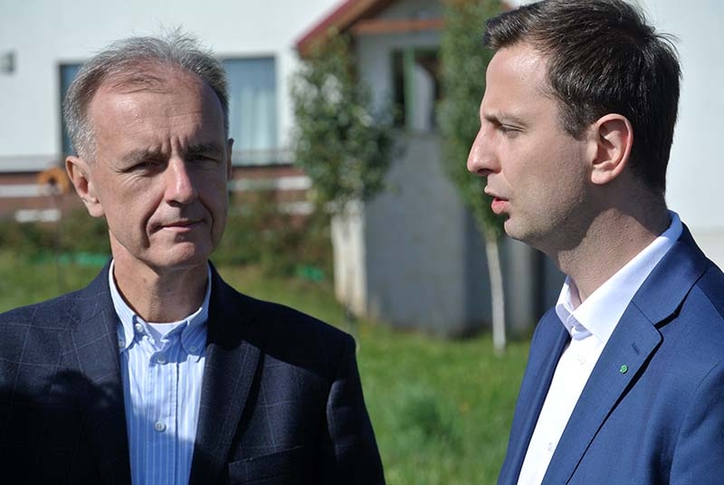 Senator Bogdan Klich i Władysław Kosiniak-Kamysz minister pracy i polityki społecznej