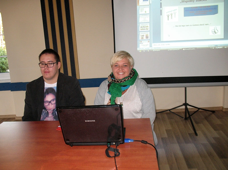 Z prawej Ewa Roman – prezes Spółdzielni Socjalnej „Wspólny Sukces” w Wągrowcu
