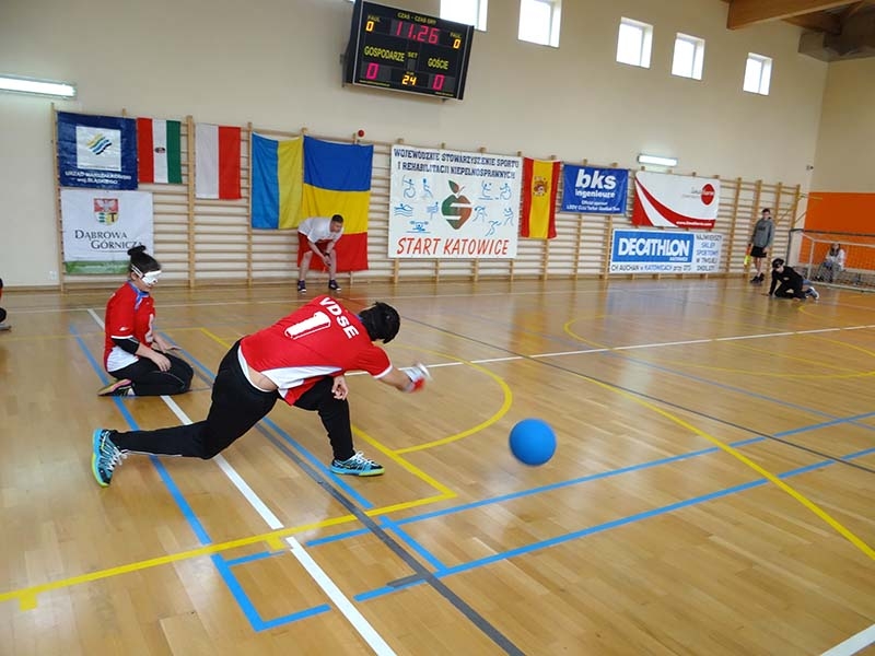 Międzynarodowy goalball w Dąbrowie Górniczej