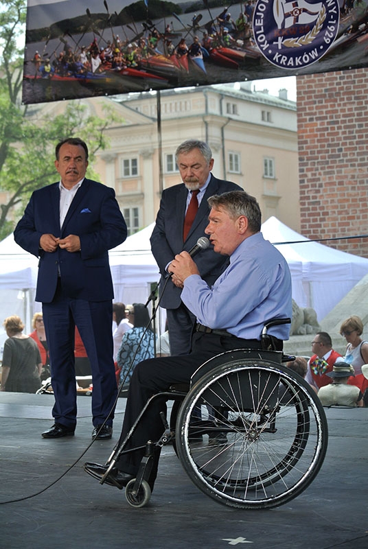 Wojciech Kozak, Jacek Majchrowski i Bogdan Dąsal