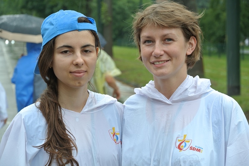 Od prawej: Anna Jusińska i Lutosława Mikowska