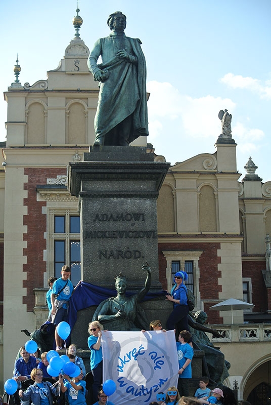 Niebieska moc w Krakowie
