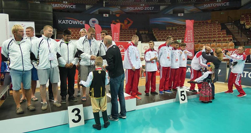 Nagradzanie drużyny czeskiej i polskiej