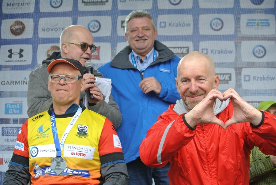 Cracovia Maraton 2017. Piotr Małek (z prawej) i Bogdan Król