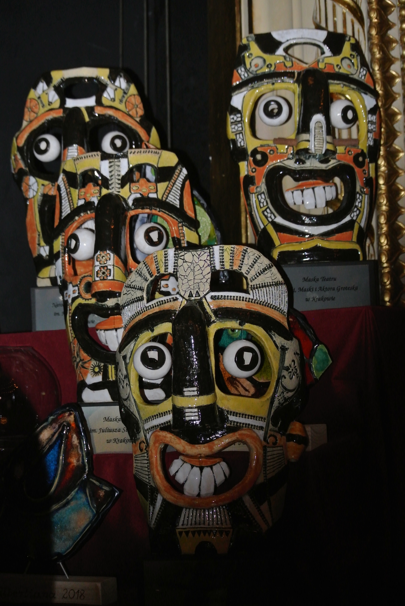 Maski teatralne, które otrzymali zwycięzcy