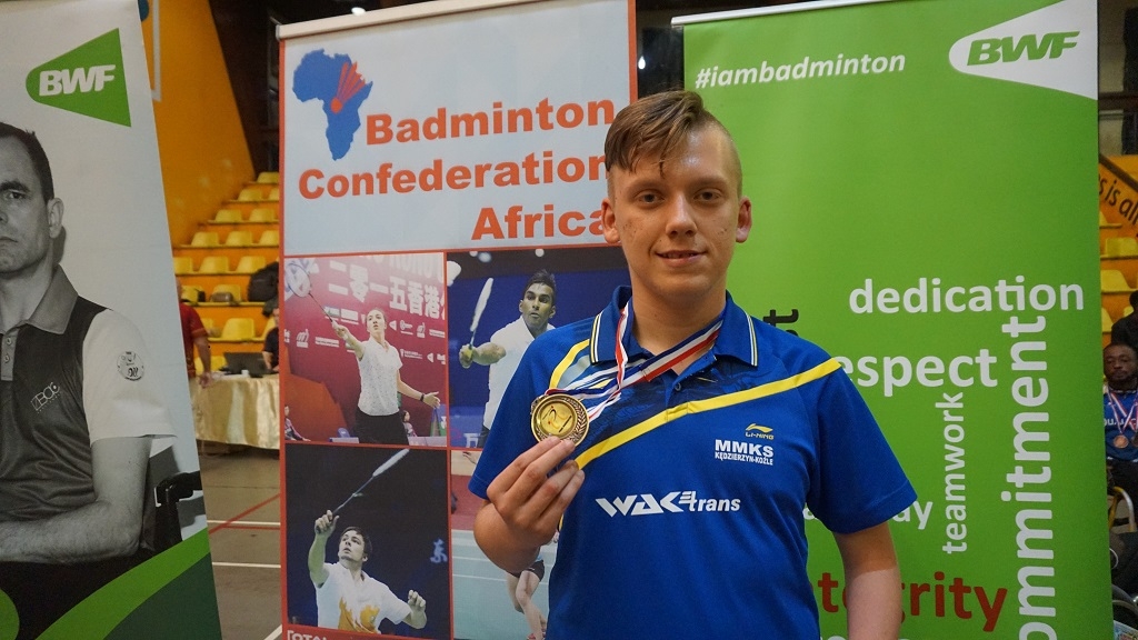 Denis Grzesiuk z brązowym medalem z Ugandy