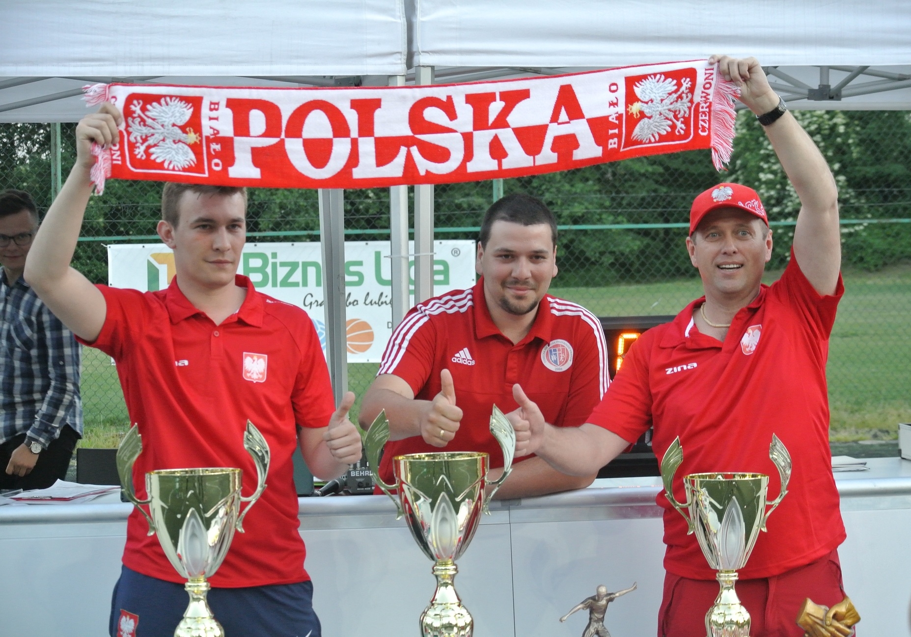 Piotr Niesyczyński w środku i Lubomir Prask z prawej