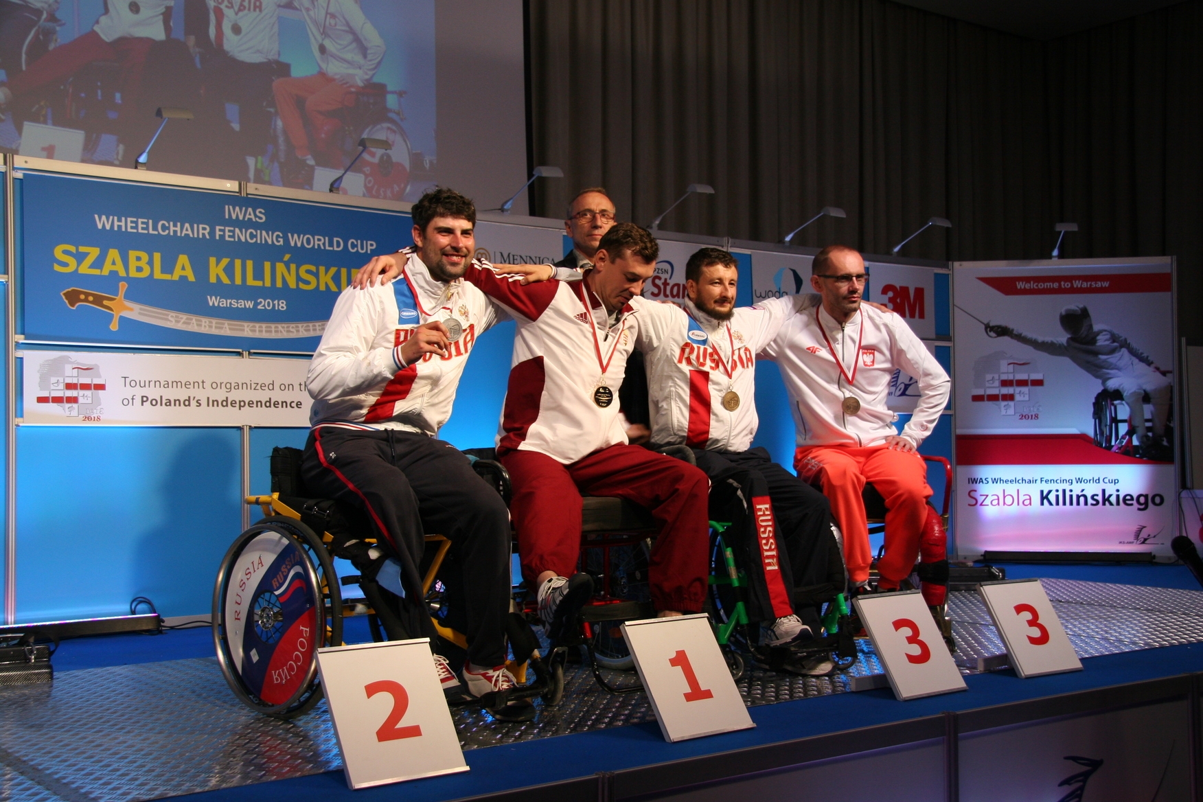 Dariusz Pender (z prawej) brązowy medal