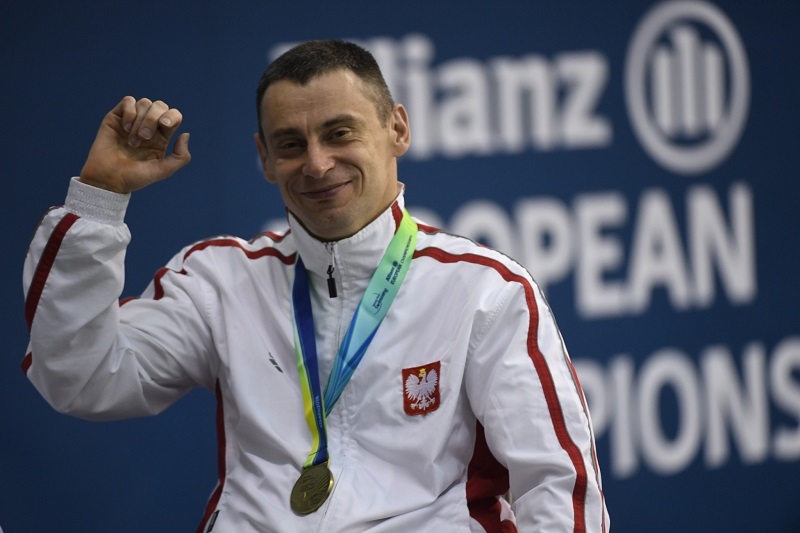 Jacek Czech z medalem
