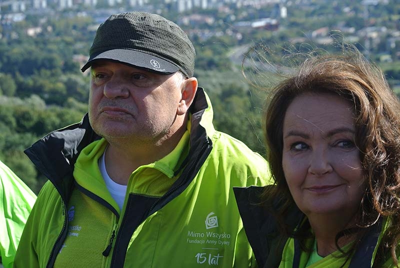 Krzysztof Globisz i Anna Dymna na szczycie