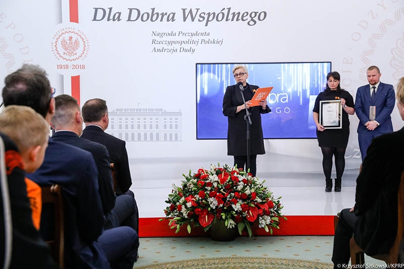 Prezydent przyznał nagrody w trzeciej edycji „Dla Dobra Wspólnego