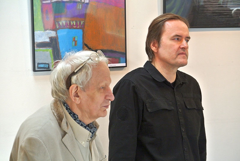 Prof. Stefan Dousa i Dariusz Zdrojewski