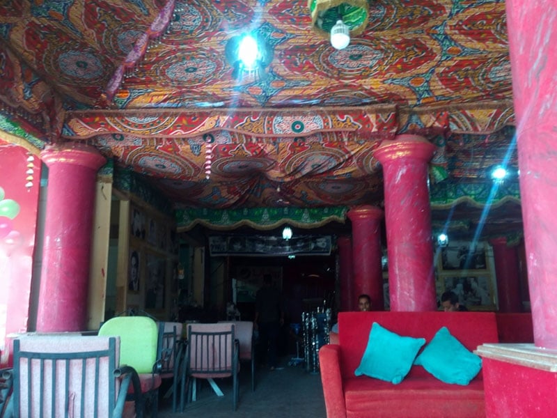 Wnętrze szisza baru, Hurghada
