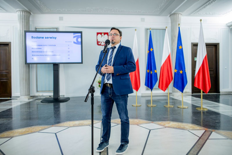 Przemysław Marcinkowski prezentuje Raport Dostępności 2019