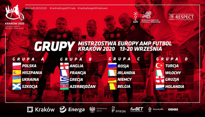 Grupy Amp Futbol EURO Kraków 2020