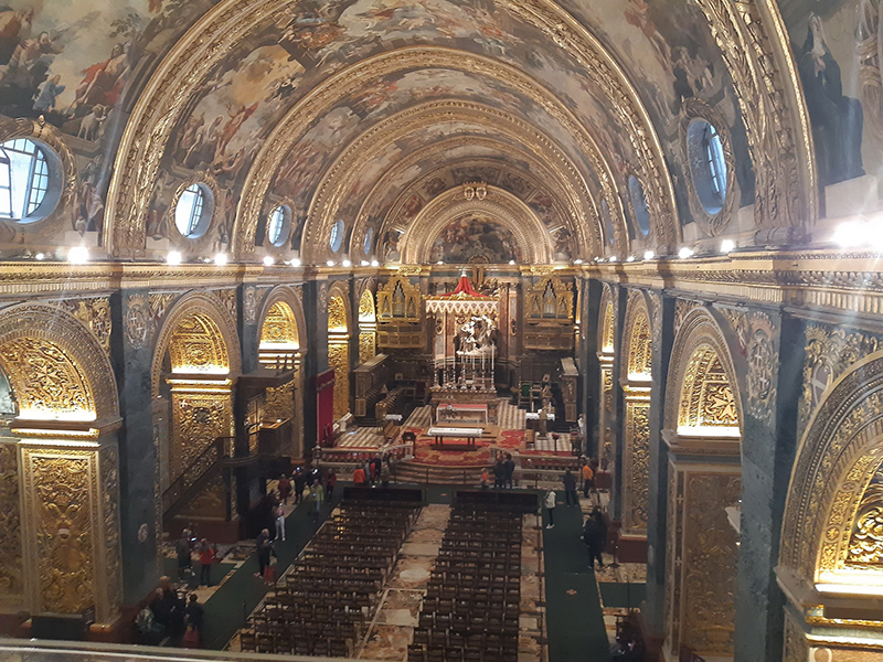 W katedrze św.Jana, La Valetta, Malta