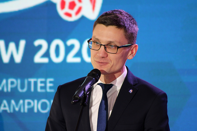 Mateusz Widłak. Ceremonia losowania grup Euro 2020