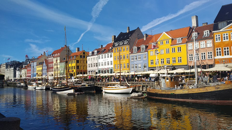 Dzielnica Nyhavn w Kopenhadze, Dania