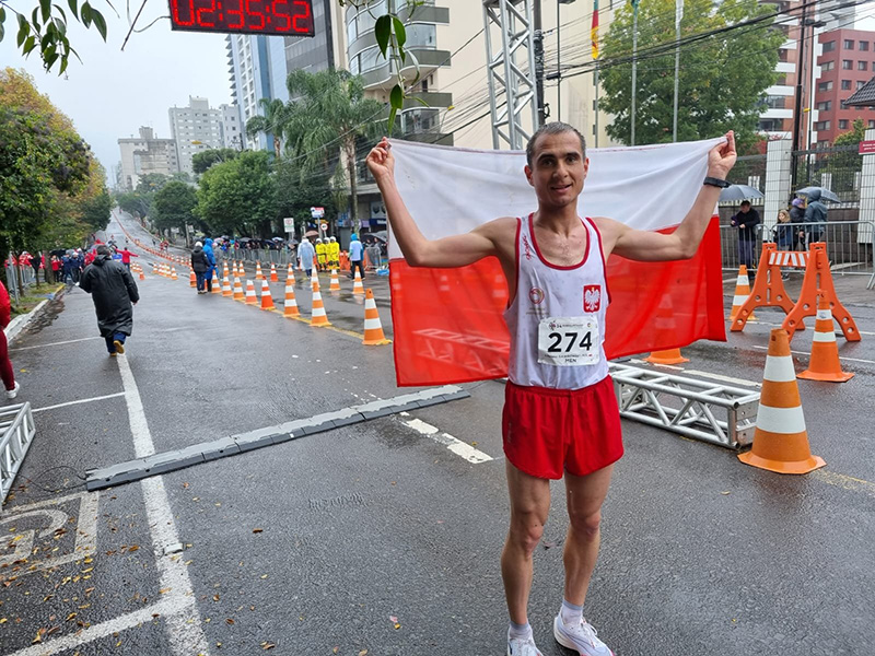 Tomasz Gawroński, srebro w maratonie