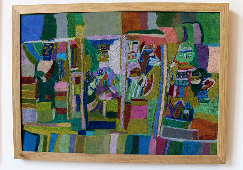 Milena Maciaszek „Cztery rzeźby” (1. nagroda w malarstwie)