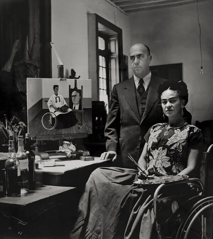 Frida-Kahlo i doktor Juan Farill