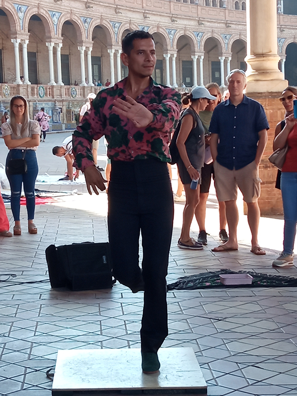Pokaz flamenco na Placu Hiszpańskim