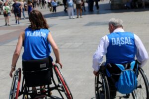 Maria Klaman (zastępczyni prezydenta Krakowa) i Bogdan Dąsal. Inauguracja TON - Kocham Kraków z Wzajemnością_ w 2025 roku